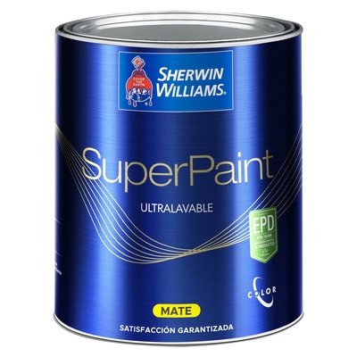 PINTURA LATEX INTERIOR MAT BLANCO SUPER PAINT