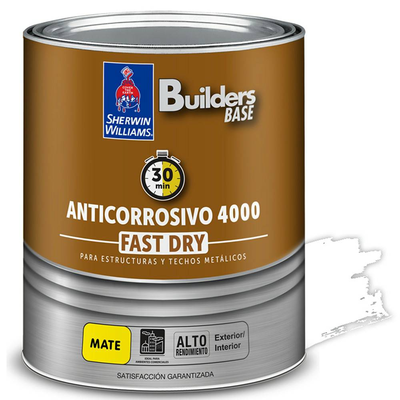 ANTICORROSIVO ALQUIDICO PARA METAL PARA USO EXTERIOR / INTERIOR MATE COLONIAL 4000
