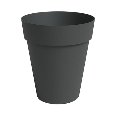 MACETA 50 cm x 56 cm PLASTICO ANTRACITA CAPRI H