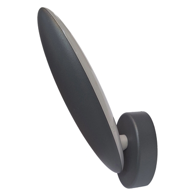 LAMPARA APLIQUE PARED LED 6 W LUZ NEUTRA NEGRO