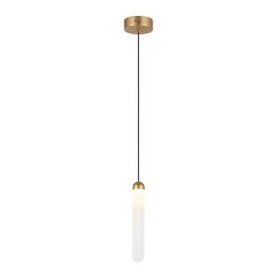 LAMPARA PENDANT LED 5 W LUZ CALIDA DISEÑO CILINDRO