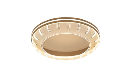LAMPARA PLAFON INTERIOR LED 47 W 3 700 lm LUZ CALIDA DISEÑO ROSE GOLD
